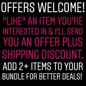 OFFERS WELCOME! ADD ITEMS TO YOUR BUNDLE
